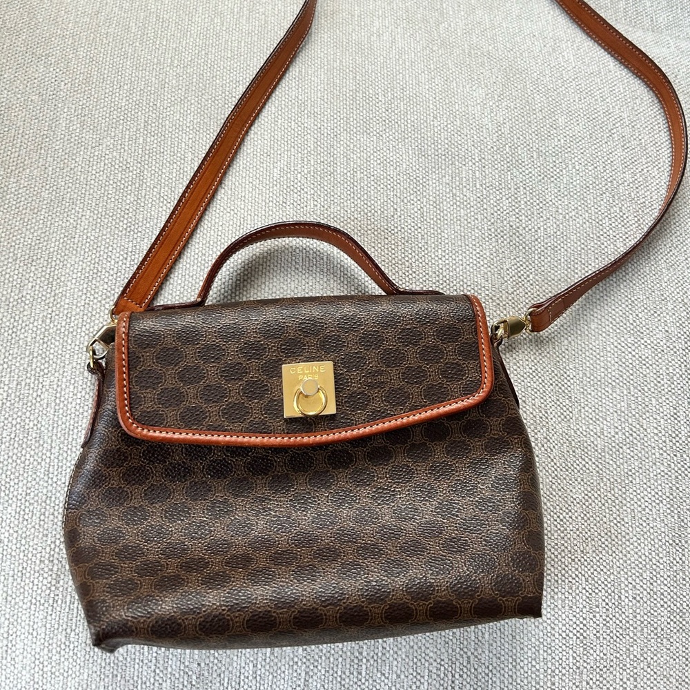 Authentic Vintage Celine Crossbody Bag